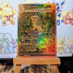 Rare Custom Pokémon Card - Leafeon ex - 144/131
