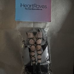 IHeartRaves Pair Of Non Slip Reflective Leg Wraps Silver One Size