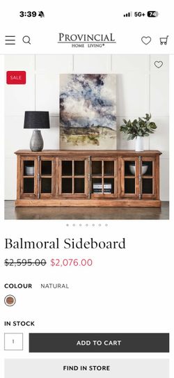 Provincial Home Living Balmoral Sideboard