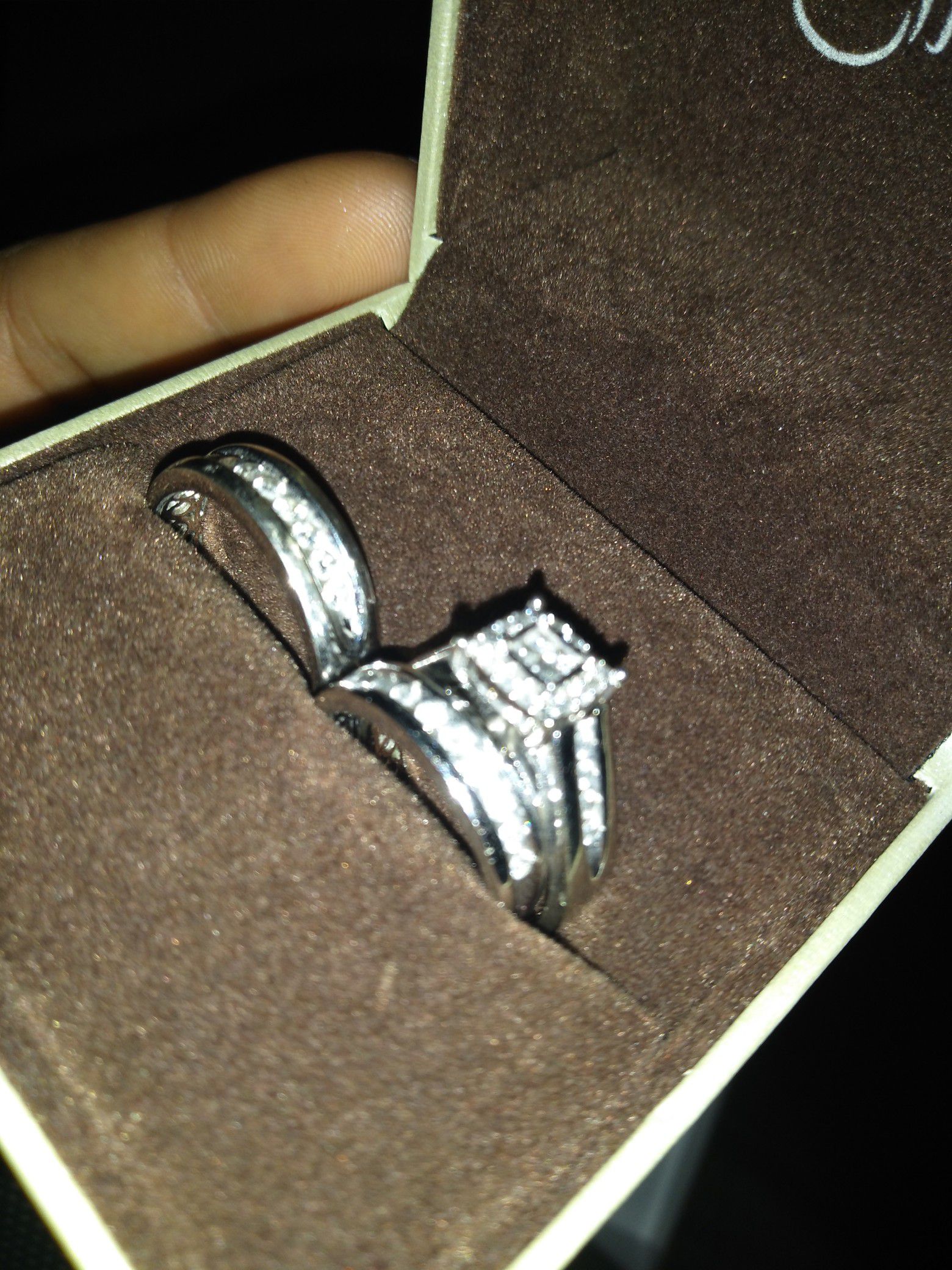 Wedding Rings (White Gold 14k White Diamonds)