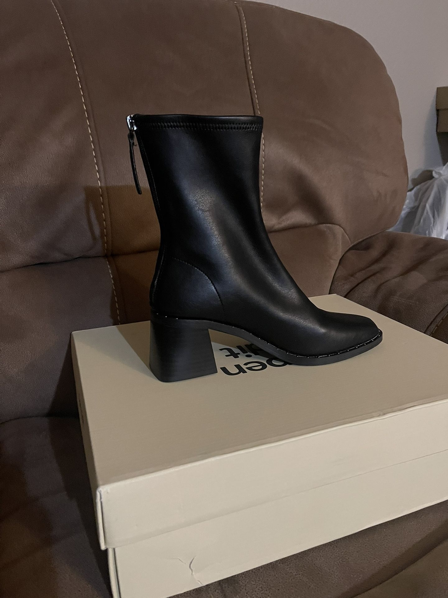 Open Edit Bootie Black Size 7.5.
