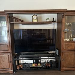 TV Stand with shelving unit