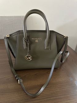 Michael Kors Olive Green Satchel – Like New