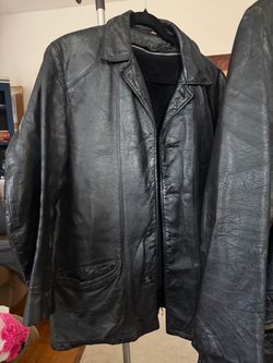Vintage Cooper Black Leather Jacket
