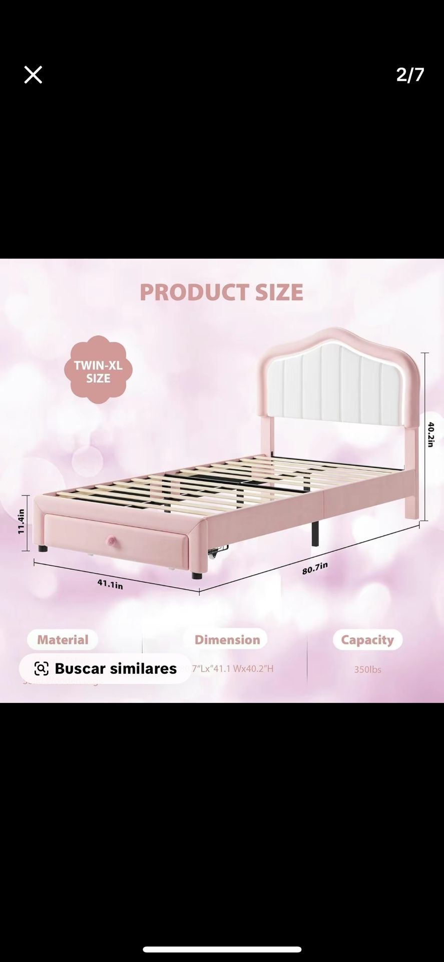 Base De Cama Para Niña