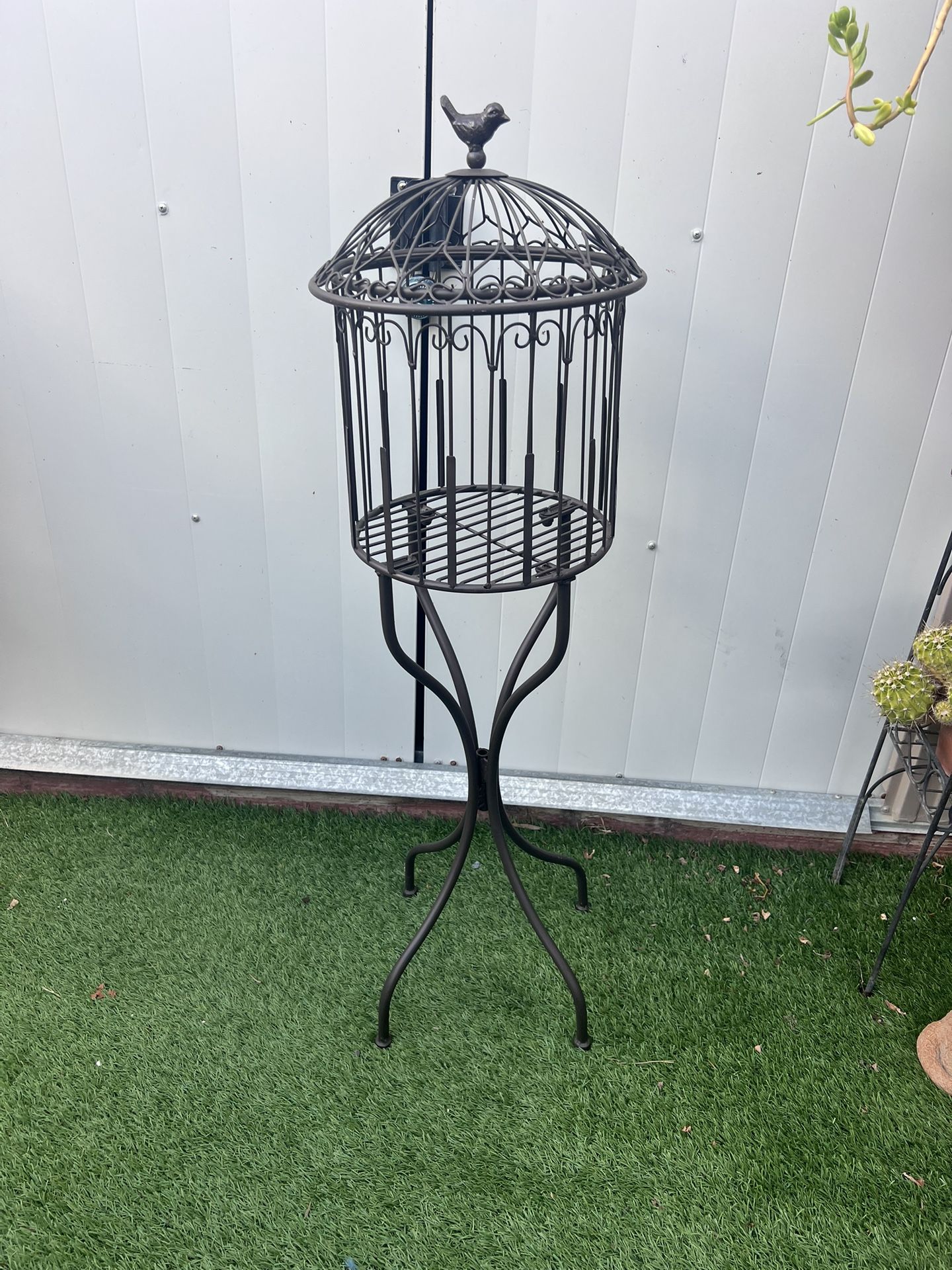 Bird Cage On A Stand