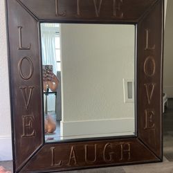 Framed Rectangle Mirror 
