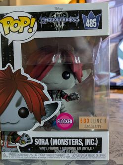 Sora (Monsters Inc) (Flocked) Funko Pop - Kingdom Hearts 3 Boxlunch Exclusive