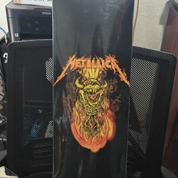Metallica skateboard deck