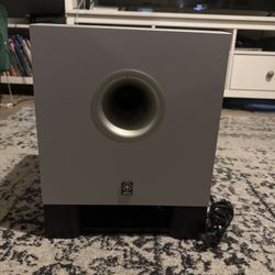 Yamaha YST-SW011 Active Powered Subwoofer QD Bass Technology Tested Working Greta condition