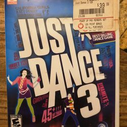 Wii Just Dance 3. Complete With Manual.  Check Out My Other Listings For More Wii Games 