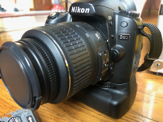 Nikon D80 DSLR Camera with Extras