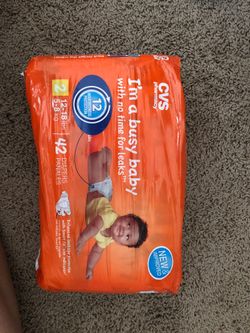 Brand new CVS size 2 baby diapers -42 diapers total