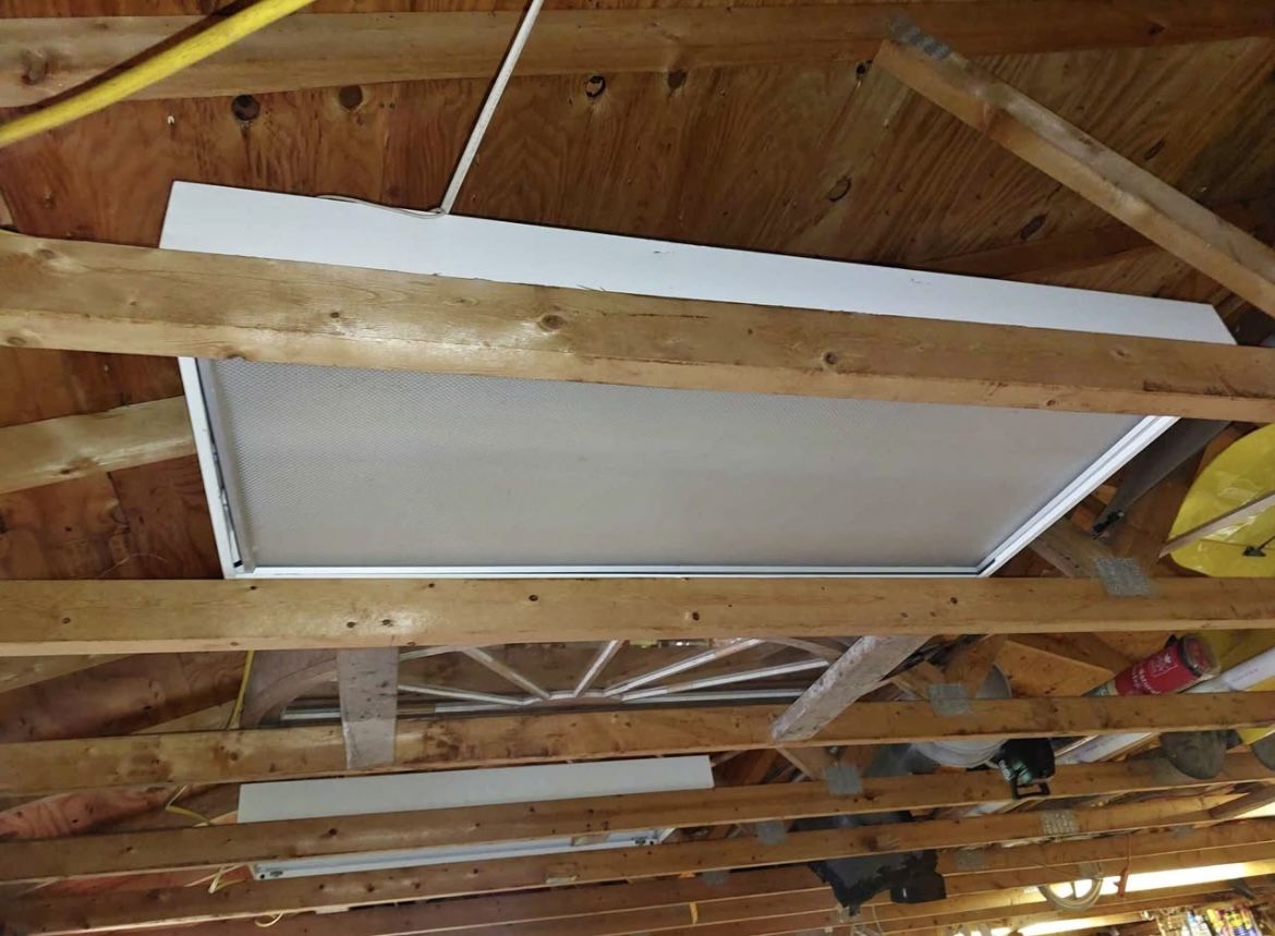 4ft x 2ft shop lights