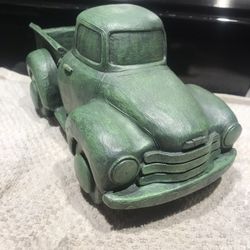 Vintage Ceramic Chevy Truck Handmade