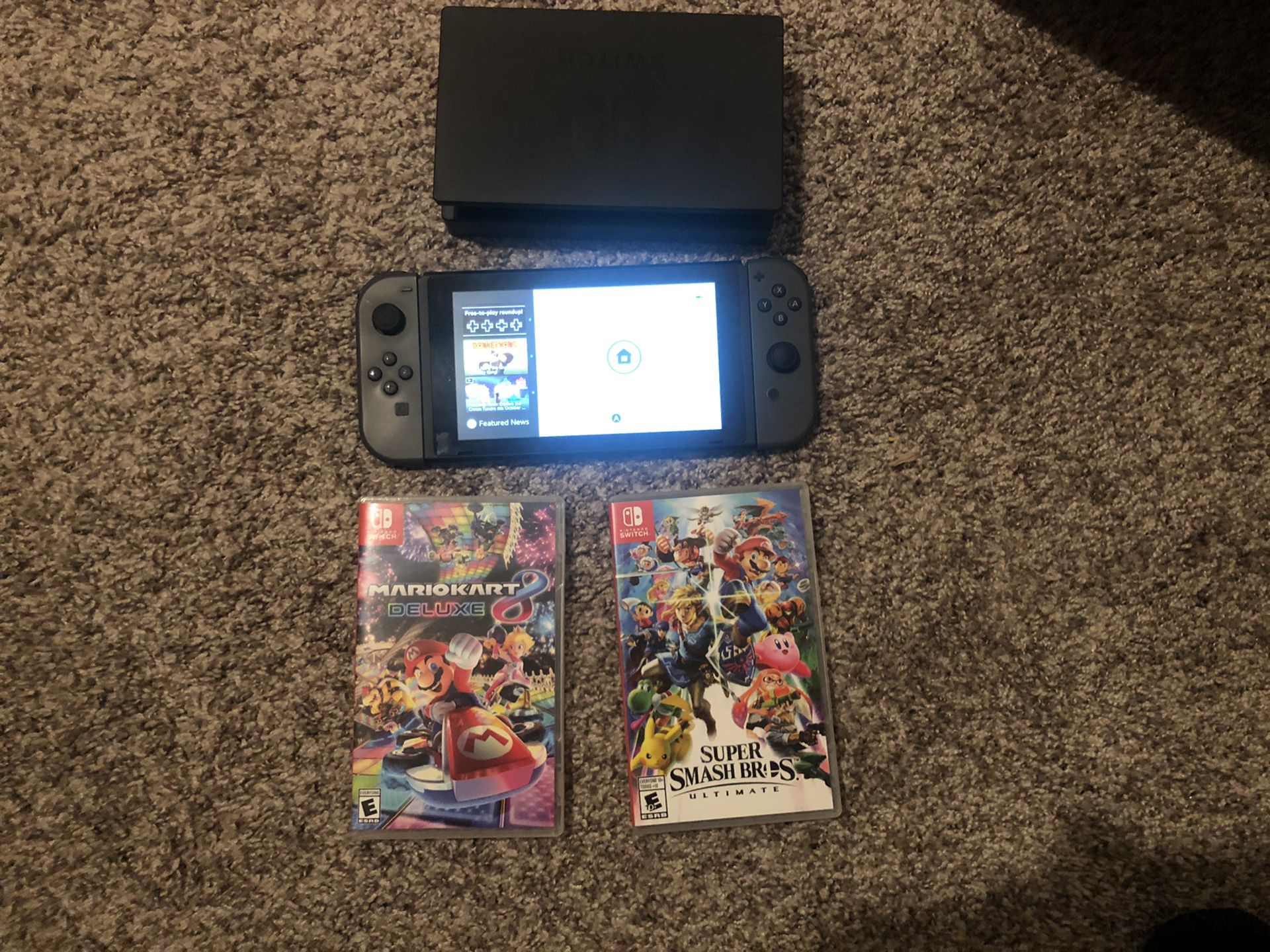 Nintendo Switch with extras