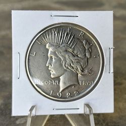 1922 Peace Dollar Silver Coin