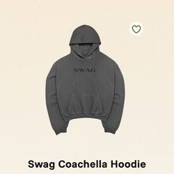 SKYLRK Justin Bieber Coachella 2026 SWAG Pullover Hoodie Large Black