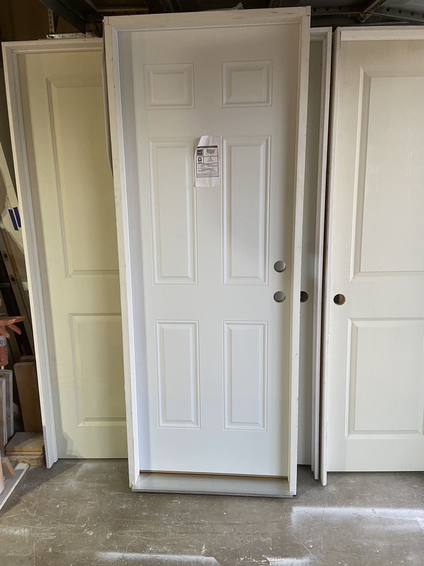 New Exterior Fire Rated Door 30” Pre Hung Metal Ready For Installation