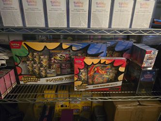 Ascended Heroes Focused Fighters x2 and Ex Box - Pokemon