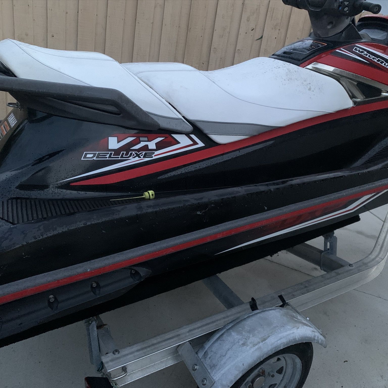 2016 Yamaha VX Deluxe Jet Ski Black And Red