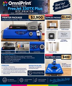 OmniPrint FreeJet 330TX Plus DTF Printer