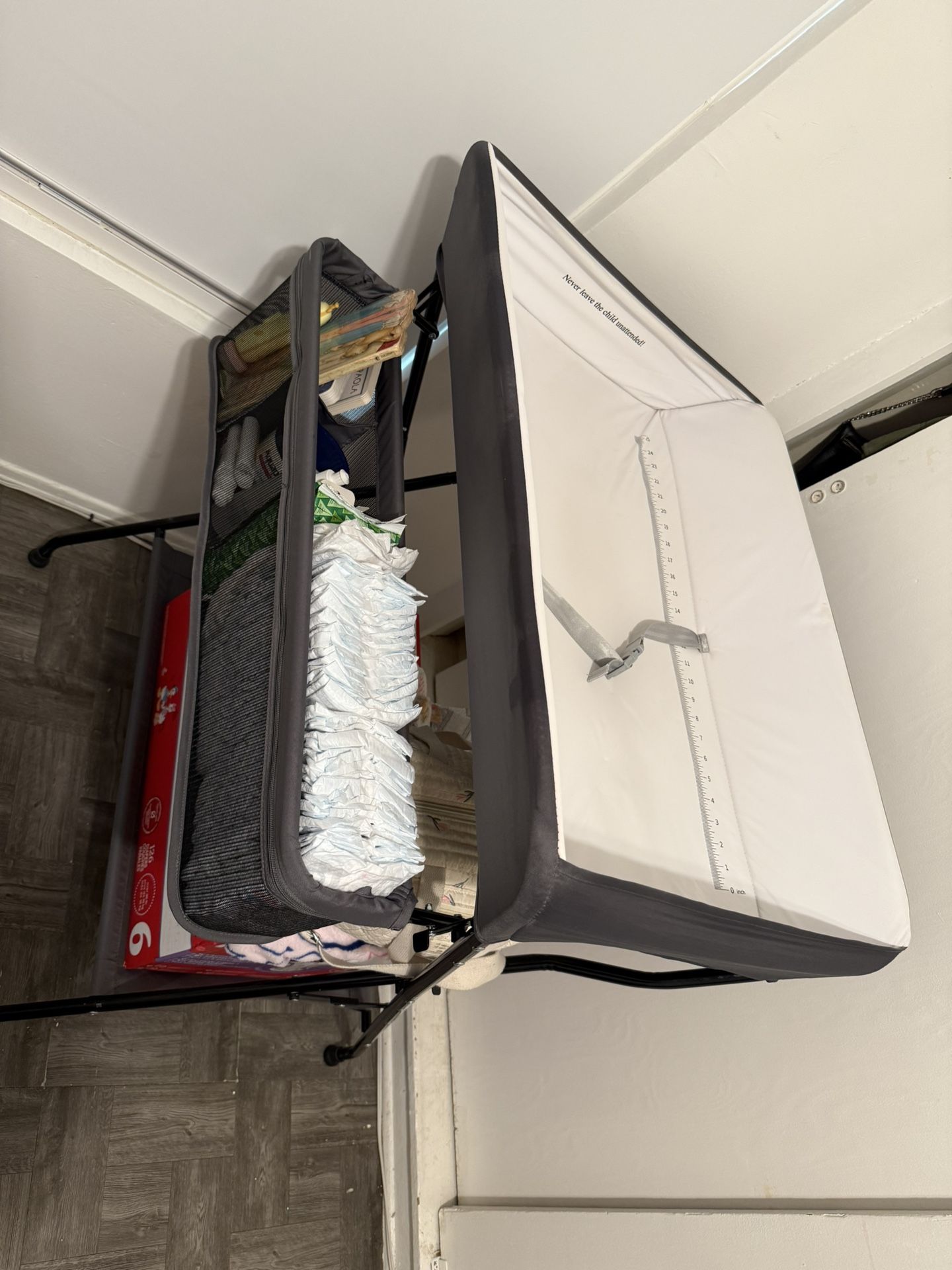folding diaper station
