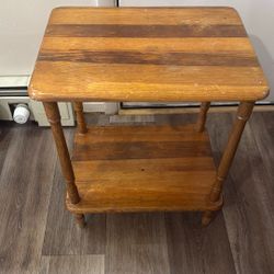 A small table with three chairs