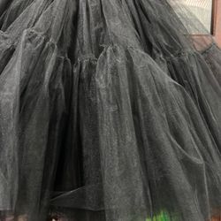 Black Net Skirt