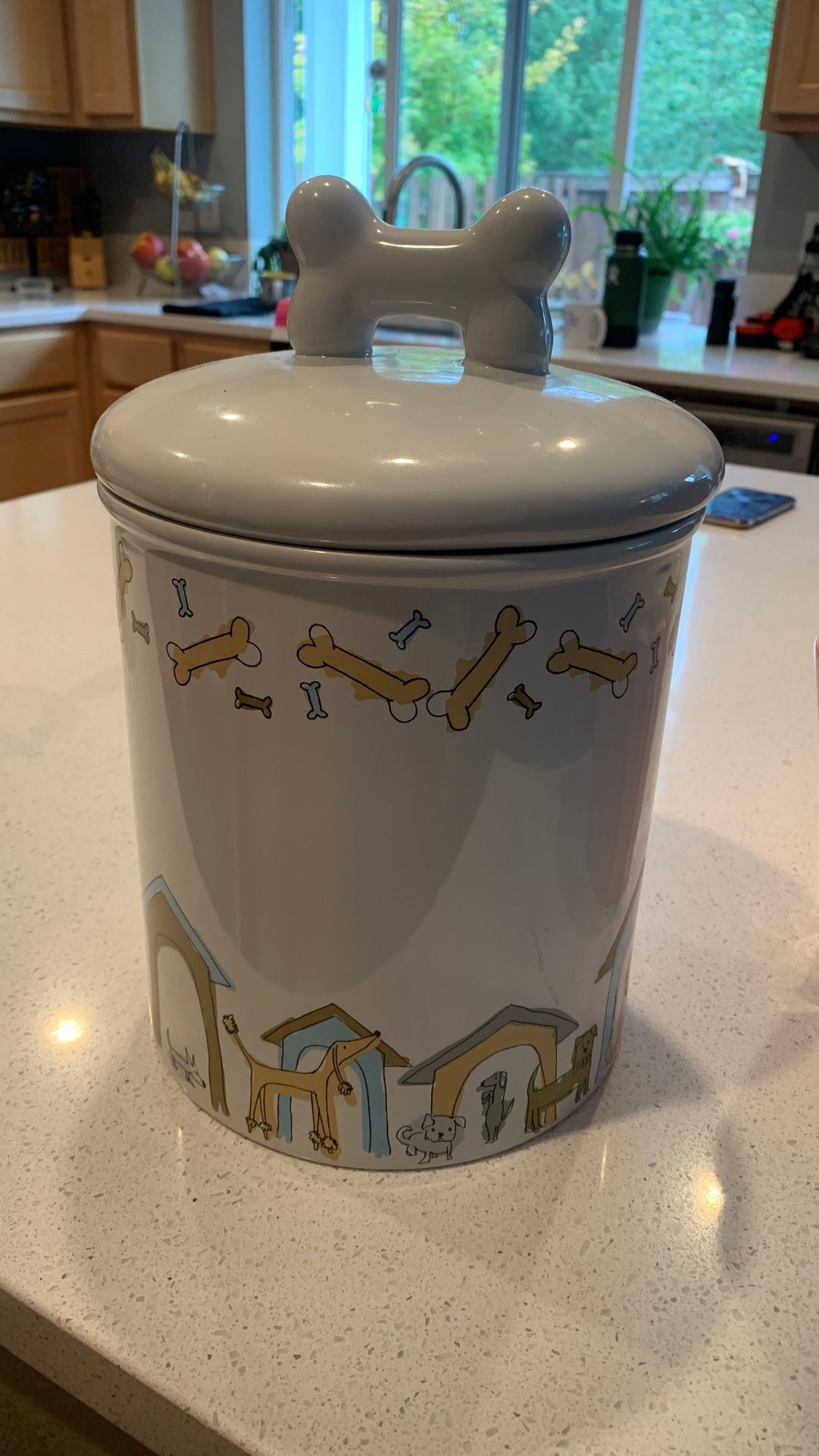 Dog treat jar