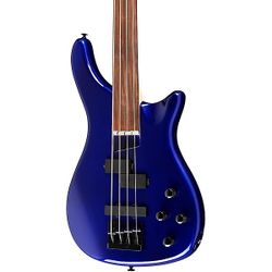 Fretless 4 String Electric Bass Sapphire Blue Brand New