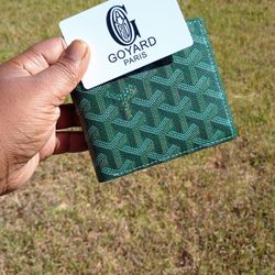Goyard Wallet — Green. Clean. Ready.