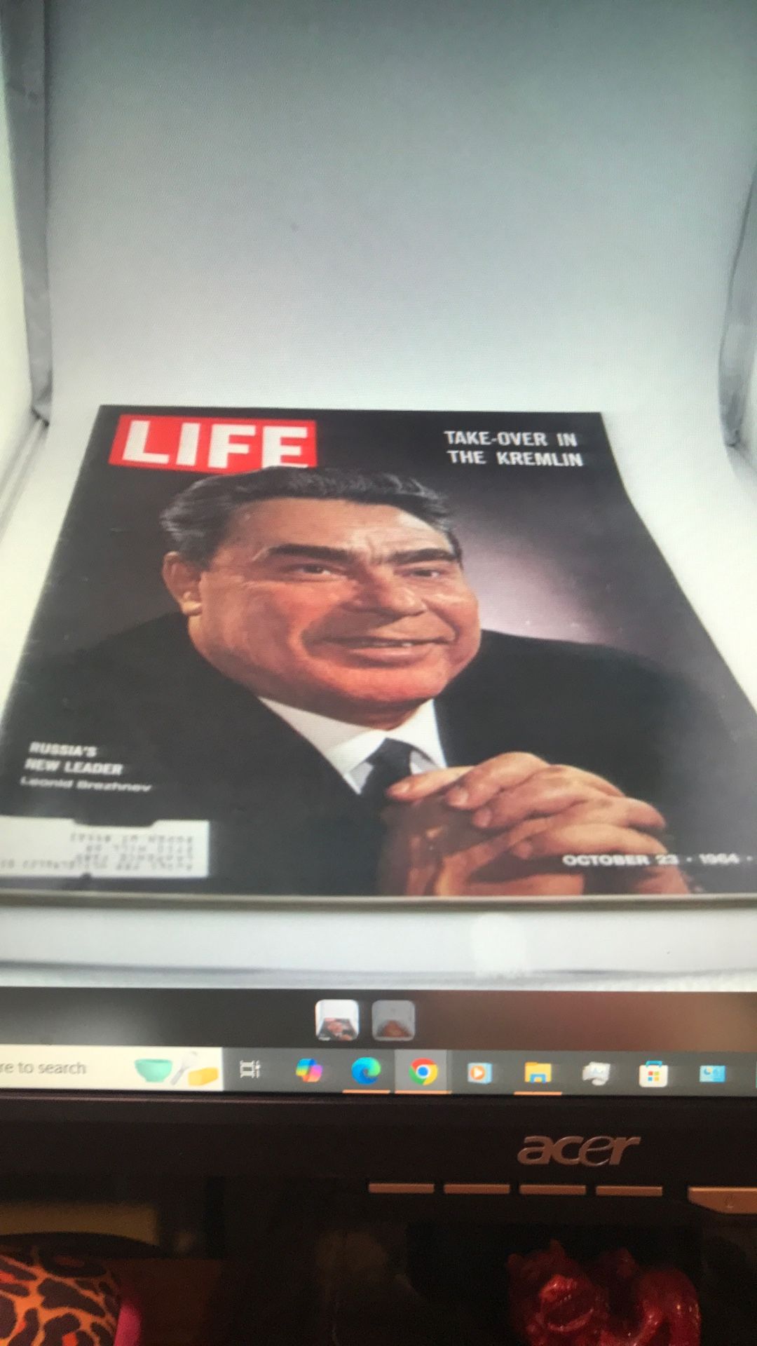 Take Over in the Kremlin Leonid Brezhnev Oct 23 1964 Life Magazine Vintage