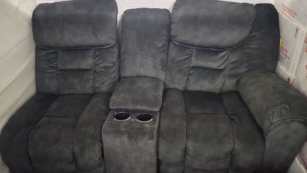 3-Piece Dark Green Reclining Living Room Set