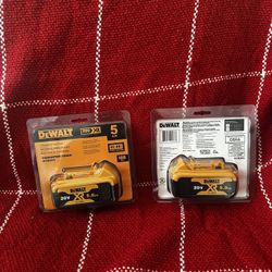 2.  DEWALT  Battery  DCB205 20V 5Ah 