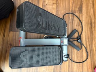 Sunny Health & Fitness Mini Stepper with Resistance Bands