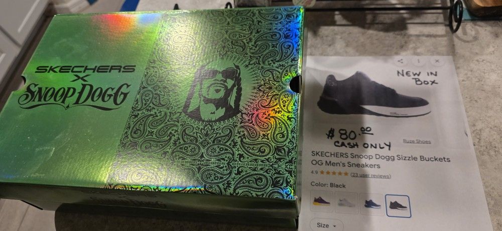 SKECHERS X SNOOP DOG 251180/BLK