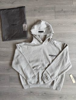 Essentials Dark Oatmeal Hoodie 