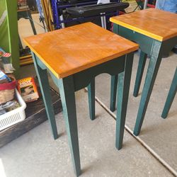 Green/Cedar Night Tables