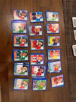 101 Blue panini stamps