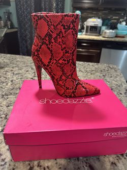 Red Snake  Boots 
