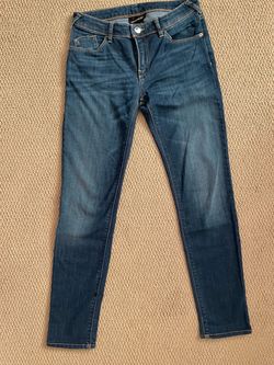 Emporio Armani low rise slim fit dark rinse wash size 25