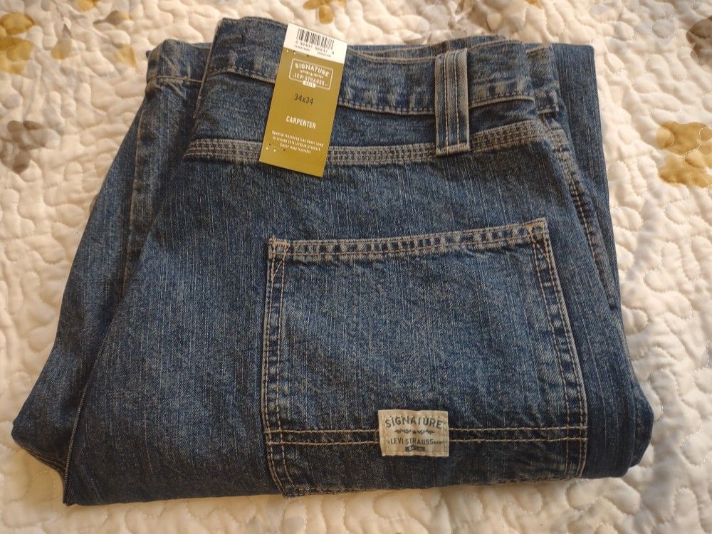 Men's Size 34*34 Levi Strauss Carpenter Jeans
