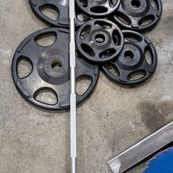 Hampton Olympic Barbell & Weights Set