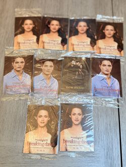 2011 SDCC  TWILIGHT SAGA BREAKING DAWN Bella Promo Trading Cards & New Moon Pack