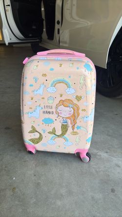 Little Girl Mermaid Luggage