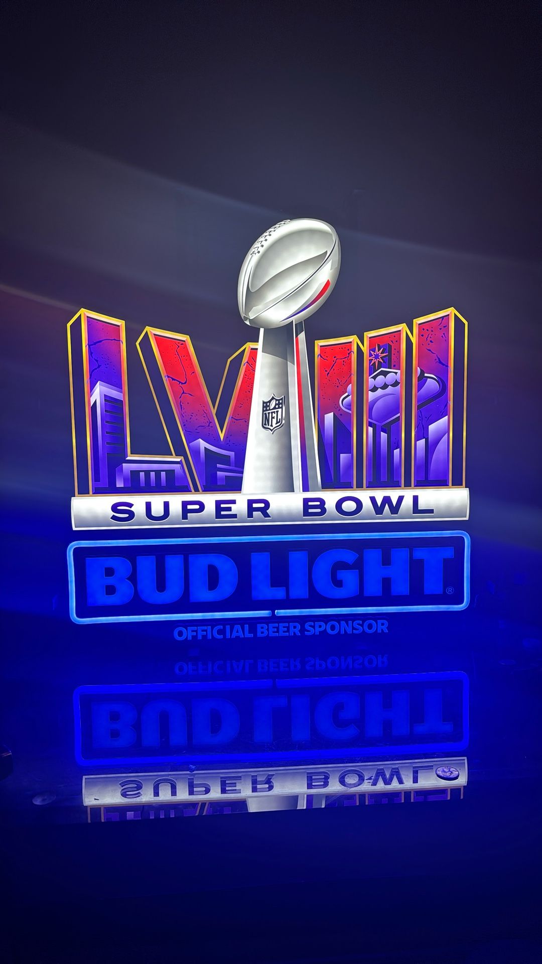 led Beer Neon Sighn from Super Bowl 58