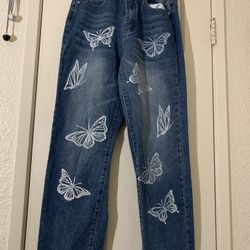 Butterfly Blue Jeans 10