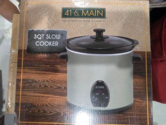 41 & Main 3Qt Slow Cooker