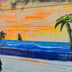 Custom Garage Door Murals
